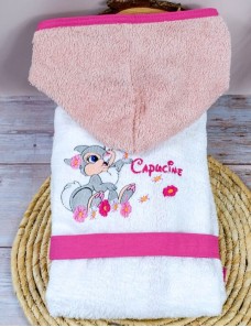 Peignoir Bébé et Enfant Personnalisé – Douceur et Broderie – PAMPINETTE