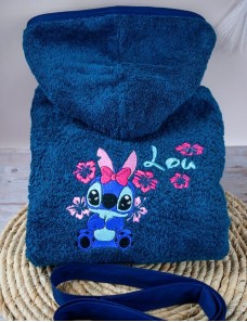 Peignoir bébé et enfant personnalisé avec prénom ou texte brodé.