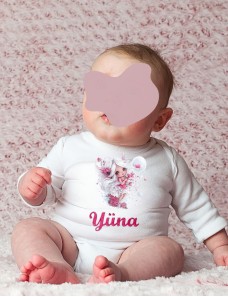 Body bébé personnalisé avec prénom et motif