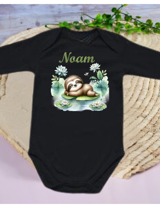 Body bébé personnalisé – PARESSEUX Body bébé personnalisé – PARESSEUX