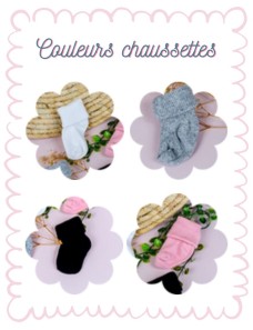 Des petites chaussettes toutes douces, personnalisées avec le prénom de bébé