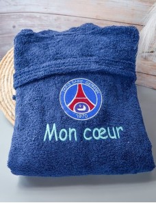 Peignoir adulte personnalisé PSG