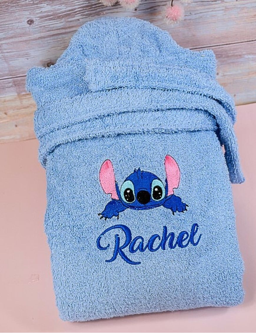 Peignoir adulte personnalisé – STITCH