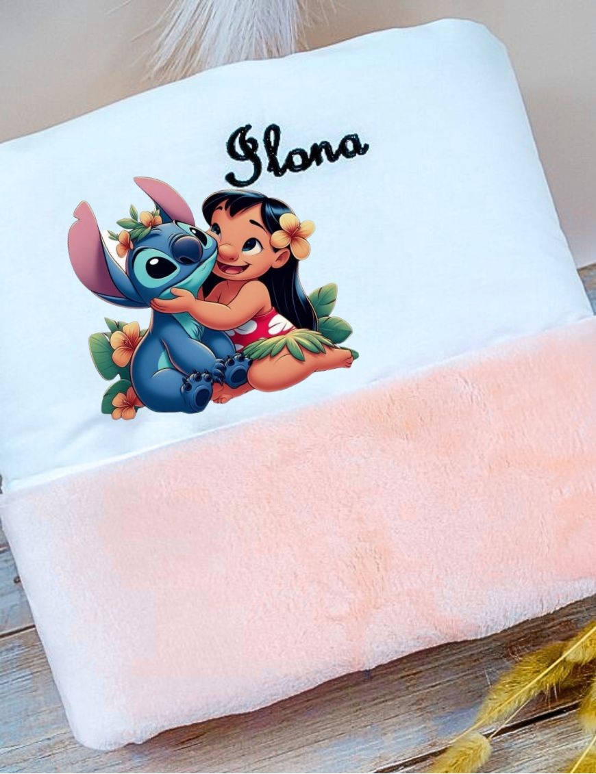 Couverture Bébé Personnalisée ALICE- Cadeau Unique et Doux pour Bébé