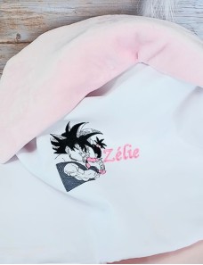 Couverture bébé personnalisée brodée avec prénom ou texte.