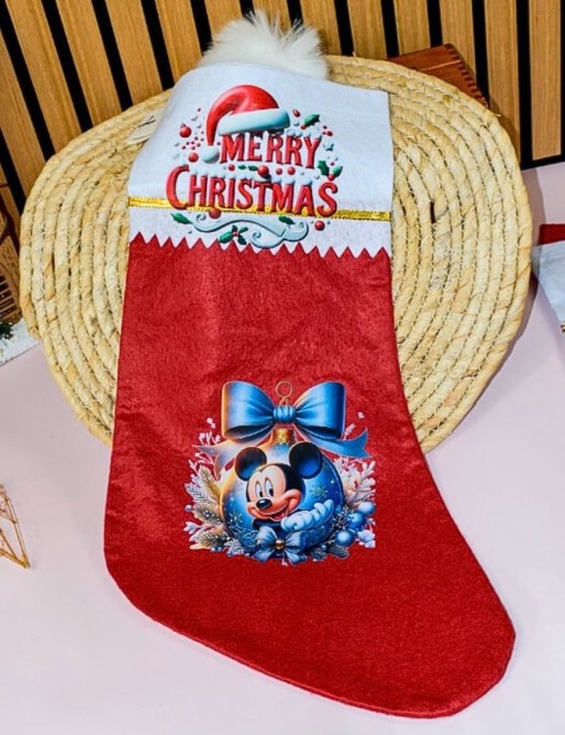 Botte de noël personnalisée MICKEY