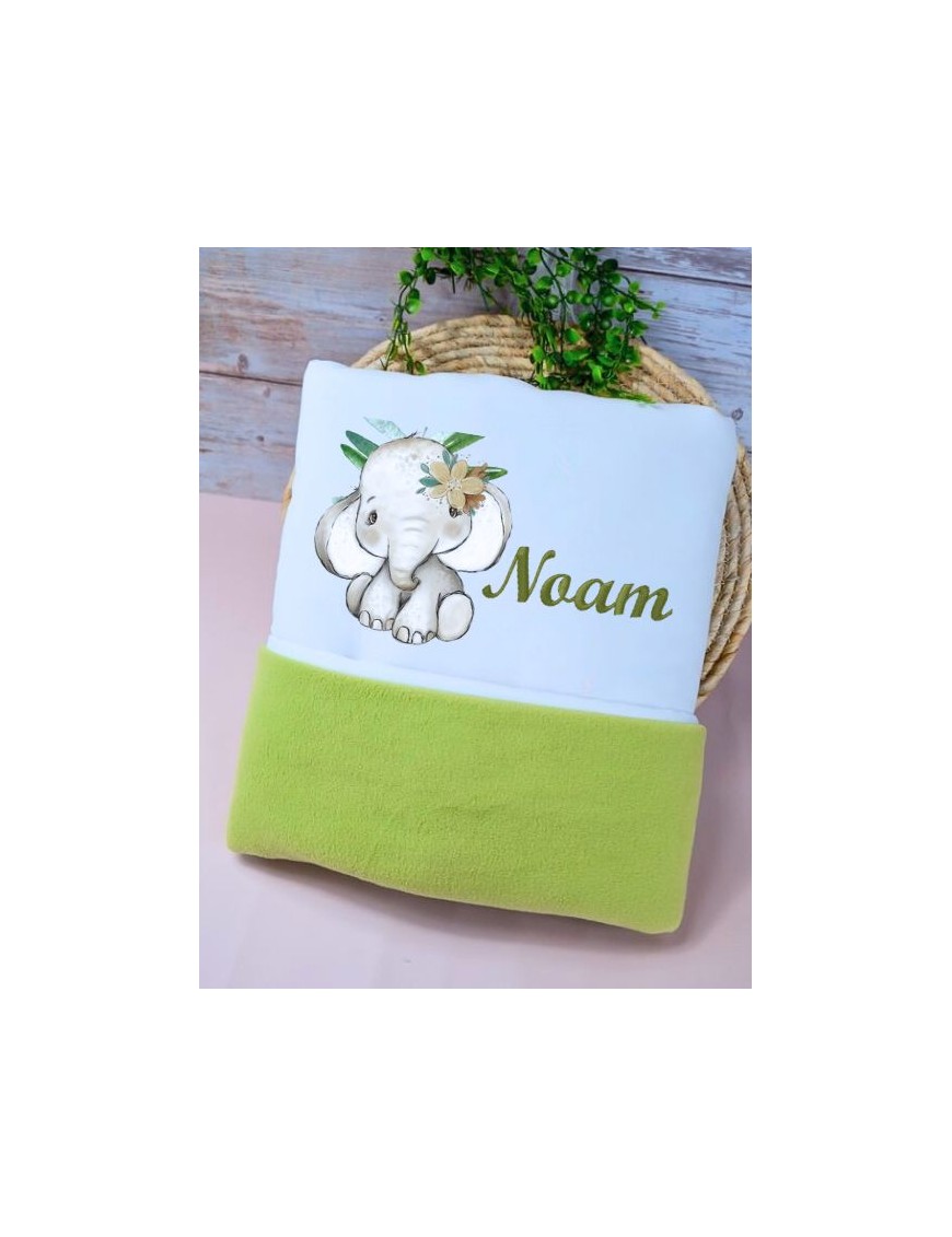 Couverture Bébé Personnalisée ALICE- Cadeau Unique et Doux pour Bébé
