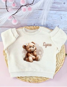 Sweat enfant personnalisé brodé au prénom – création artisanale Betybab