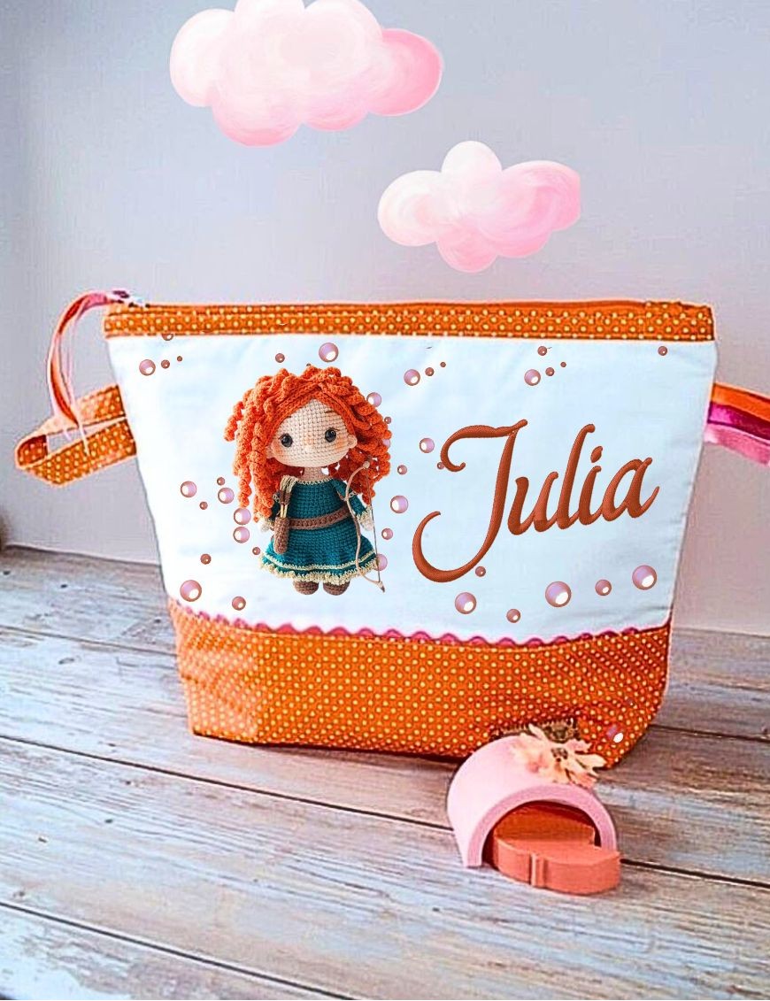 Trousse de toilette personnalisée avec prénom brodé