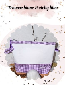 Trousse de toilette personnalisée avec prénom brodé