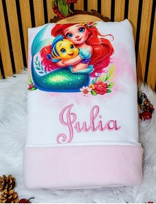 Couverture bébé douce et personnalisée avec prénom brodé