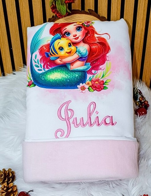 Couverture bébé douce et personnalisée avec prénom brodé