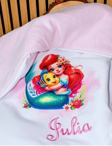 Couverture bébé douce et personnalisée avec prénom brodé