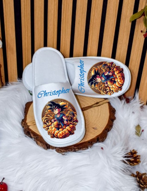 Chaussons personnalisés adultes cadeau original pour homme ou femme