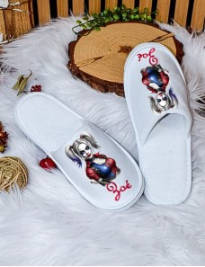 Chaussons adulte personnalisé HARLEY QUINN