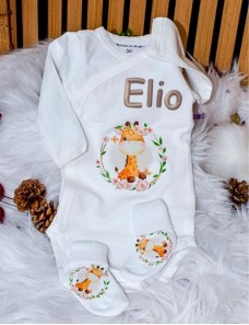 Coffret Naissance Body & Chaussettes – Tout Doux pour Bébé et personnalisé