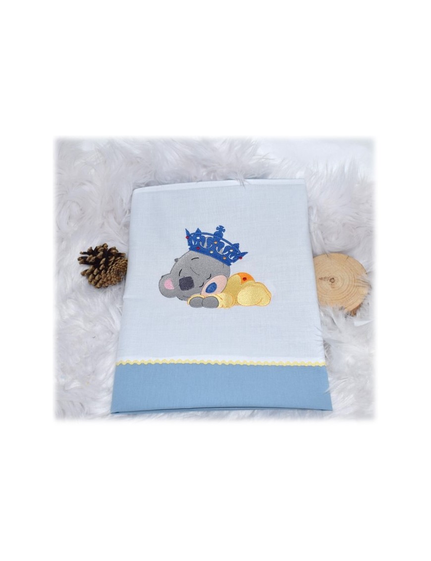 Draps de lit personnalisés pour bébé avec prénom et motifs mignons