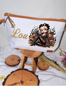 Trousse de toilette personnalisée avec prénom brodé