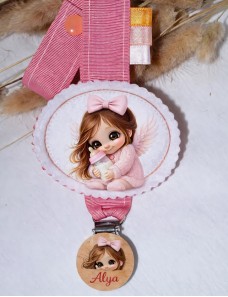 Attache tétine personnalisée bébé – COLLECTION SALYA