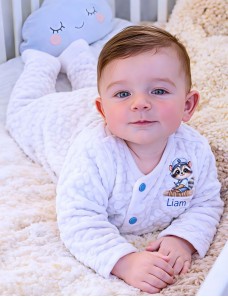 Pyjama Bébé Personnalisé RATONLAVEUR – 100% Coton, Cadeau Naissance