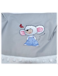 Draps de lit personnalisés pour bébé avec prénom et motifs mignons