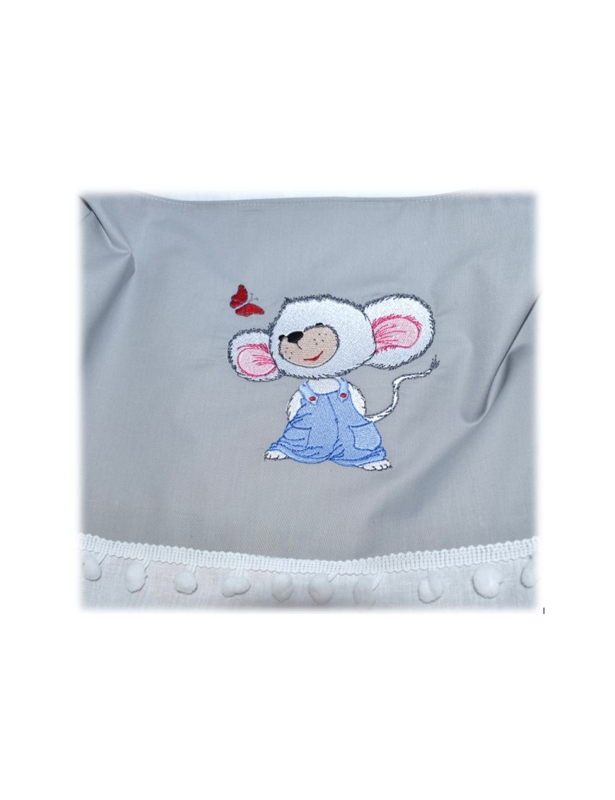 Draps de lit personnalisés pour bébé avec prénom et motifs mignons