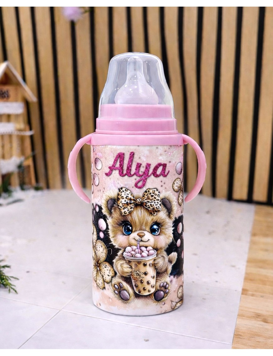 Biberon bébé personnalisé, cadeau tendre et pratique
