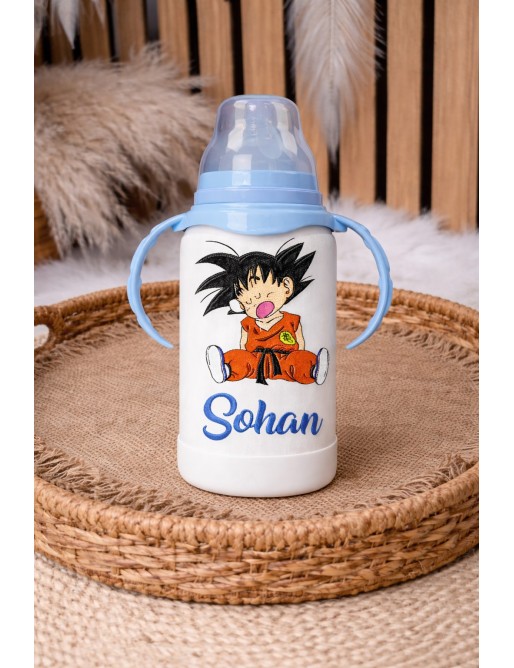 Biberon bébé personnalisé, DRAGON BALL Z cadeau tendre et pratique