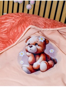 Couverture Bébé Personnalisée TEDDY MARGUERITE