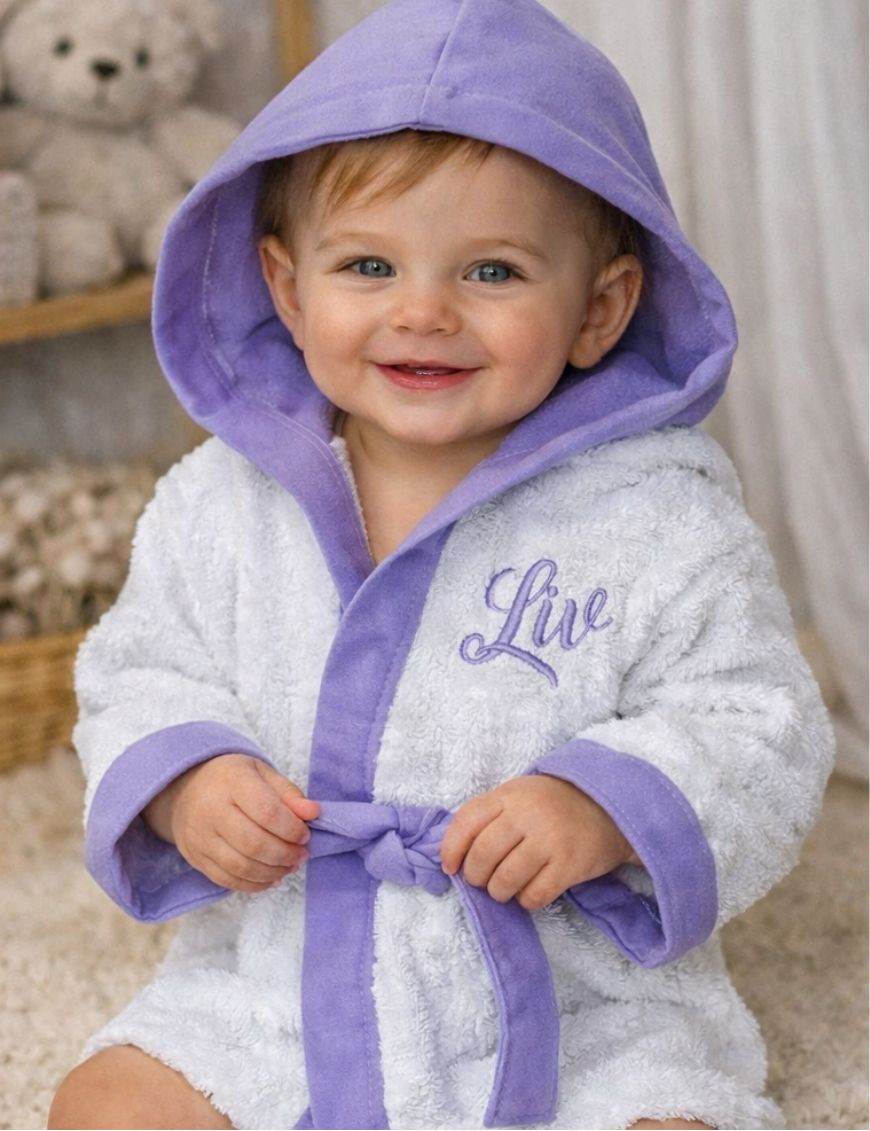 Peignoir Bébé et Enfant Personnalisé