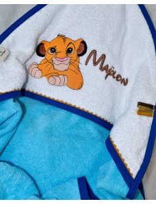 Cape de bain personnalisée SIMBA – Idée cadeau unique