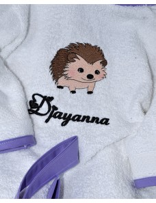 Peignoir Bébé et Enfant Personnalisé – HÉRISSON