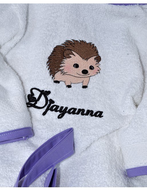Peignoir Bébé et Enfant Personnalisé – HÉRISSON