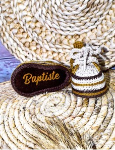 Baskets au crochet pour bébé - chaussons faits main