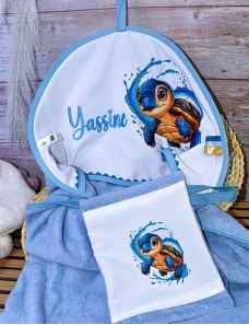 Cape de bain personnalisée TORTUE