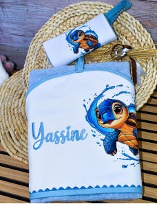 Cape de bain personnalisée TORTUE