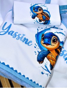 Cape de bain personnalisée TORTUE