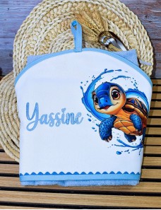Cape de bain personnalisée TORTUE