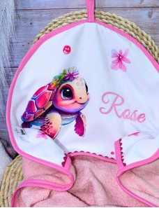 Cape de bain personnalisée TORTUE