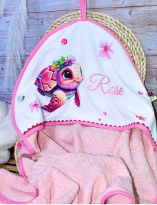 Cape de bain personnalisée TORTUE