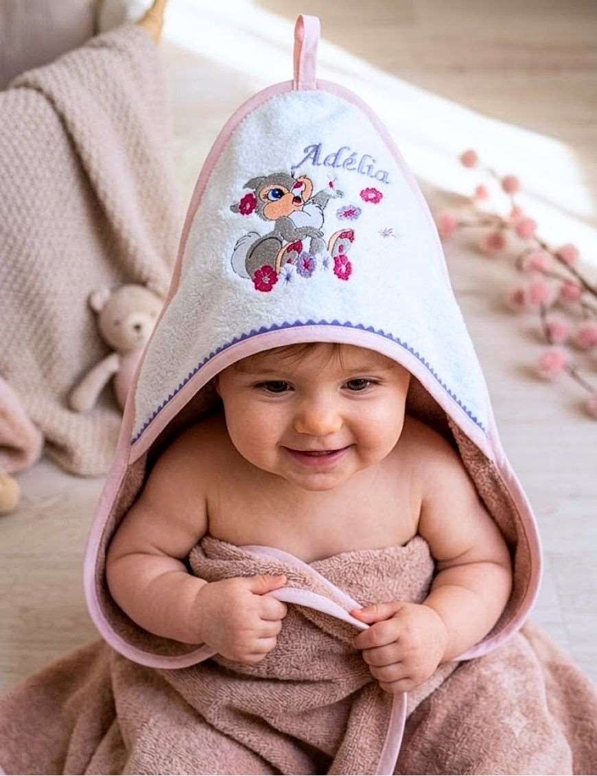 Cape de bain personnalisée PAMPINETTE