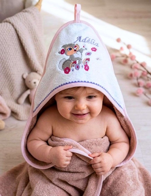 Cape de bain personnalisée PAMPINETTE