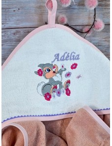 Cape de bain personnalisée PAMPINETTE