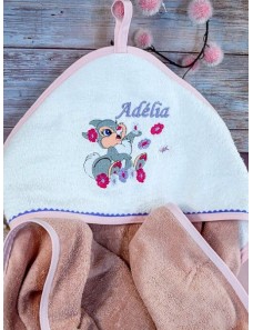 Cape de bain personnalisée PAMPINETTE
