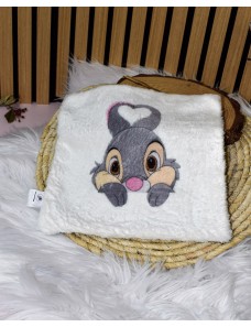Doudou personnalisé PANPAN avec prénom brodé. Fait main, tout doux et unique.