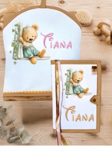 Coffret naissance personnalisé COLLECTION TEDDY LOLA