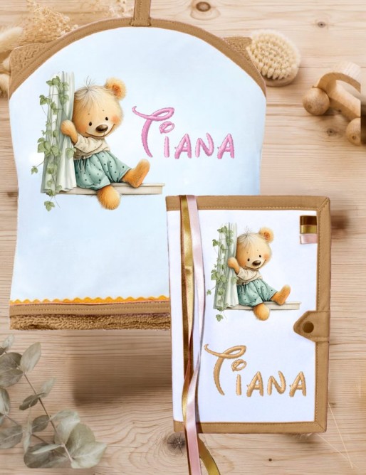 Coffret naissance personnalisé COLLECTION TEDDY LOLA