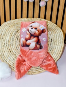 Doudou personnalisé MORALES avec prénom brodé. Fait main, tout doux et unique.