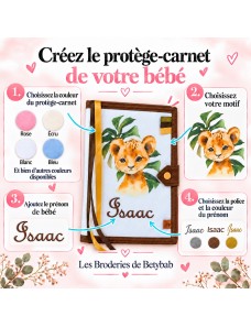 Protège carnet de santé personnalisé – LION