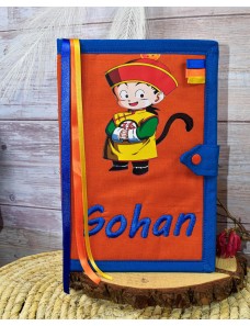 Protège carnet de santé personnalisé BRODÉ - COLLECTION DRAGON BALL Z